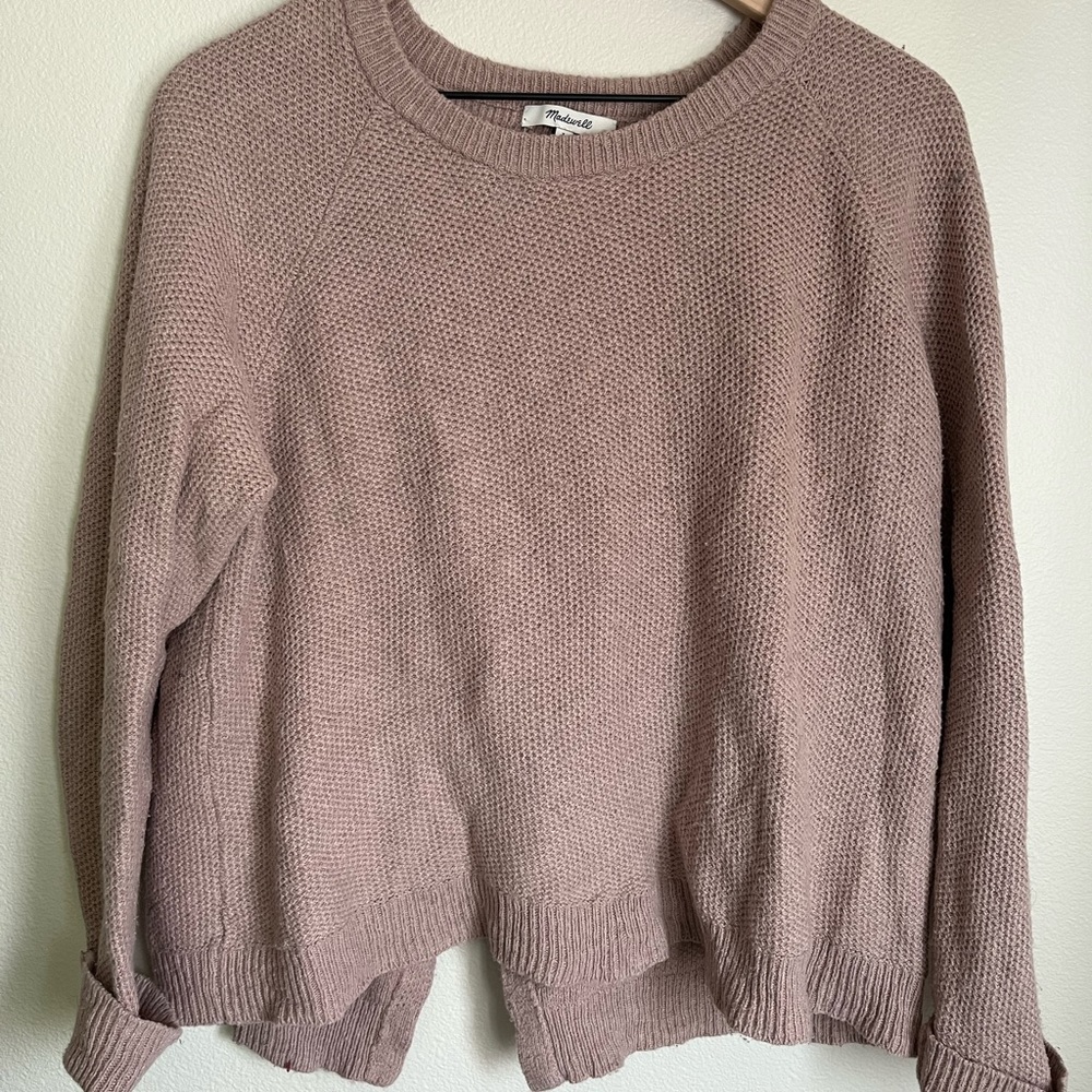 madewell crossback sweater